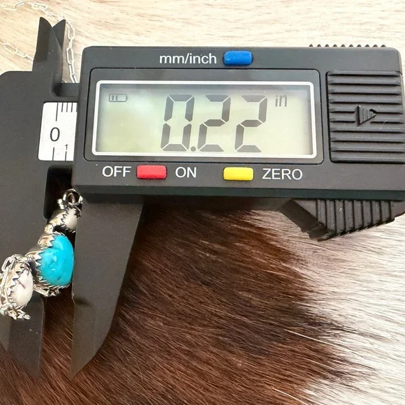 ❤️Kingman Heart Turquoise & Wild Horse Jasper 16+2” Adjustable Sterling Necklace - Picture 16 of 16